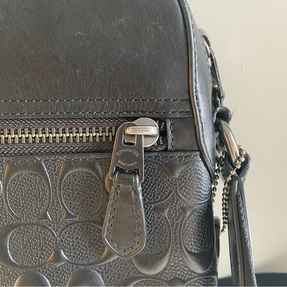Coach Men Houston Flight bag in signature/crossbody bag/messenger bag - Picture 4 of 10